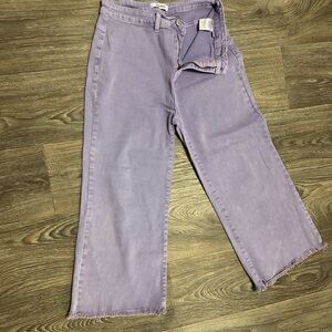 Zenana Outfitters Purple Ankle Jeans